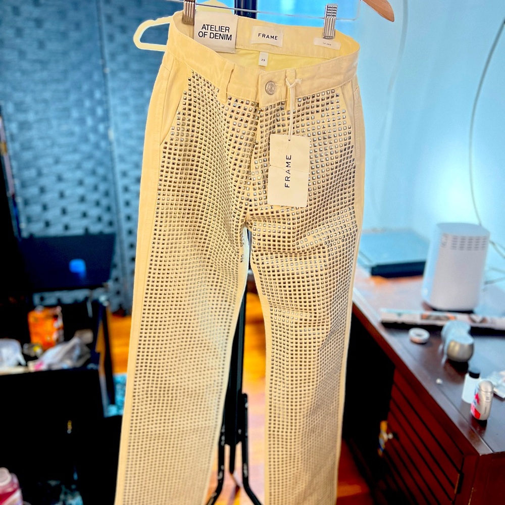 Frame straight leg jeans